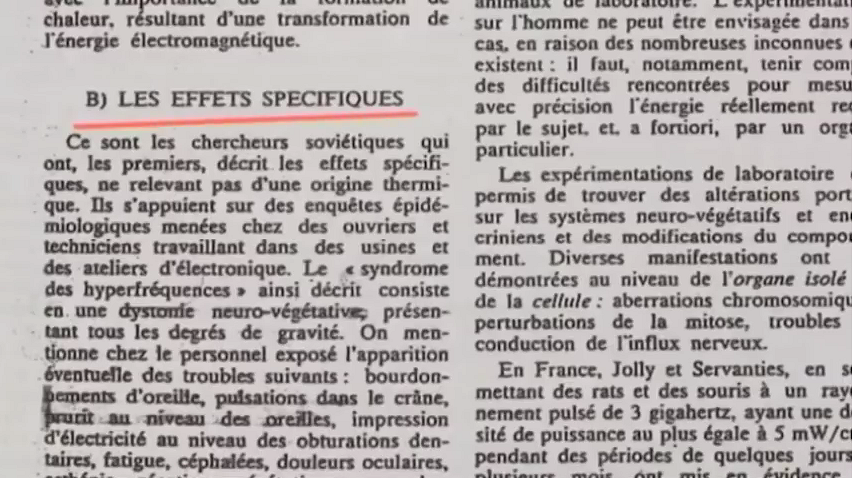 Effets spécifiques
